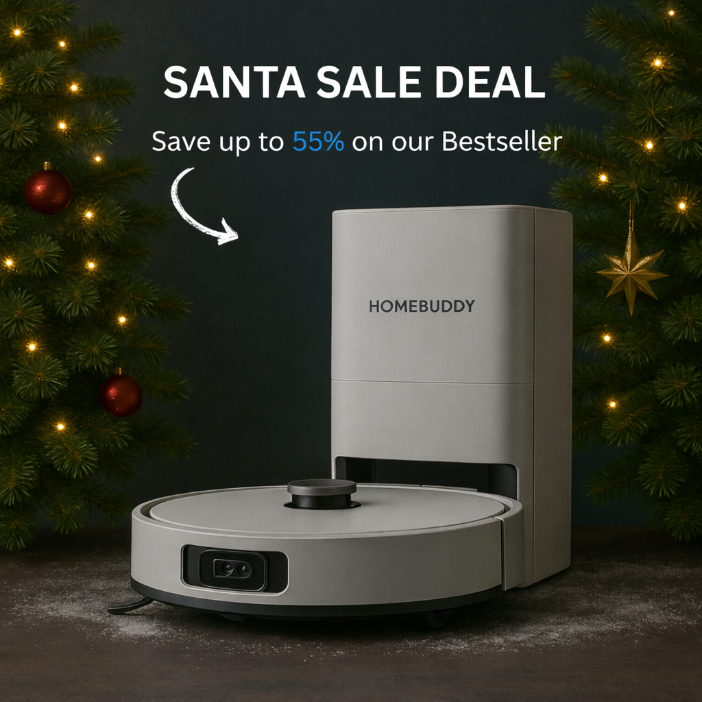 HOME BUDDY – 3-in-1 Robot Vacuum Cleaner with Mopping Function